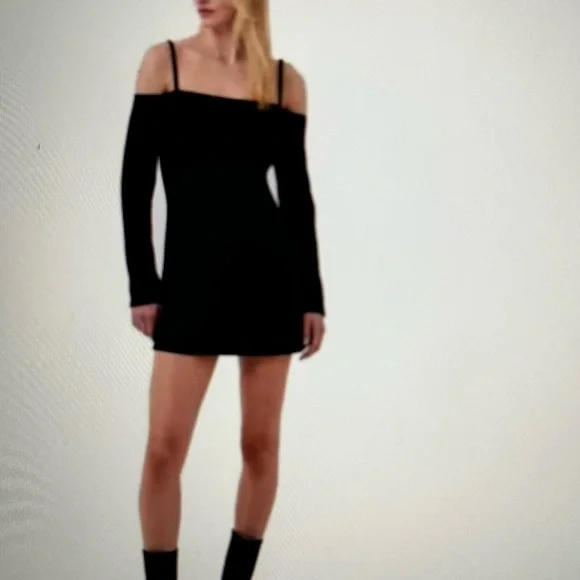 French Connection | Dresses | French Connection Black Long Sleeve Dress |  Poshmark